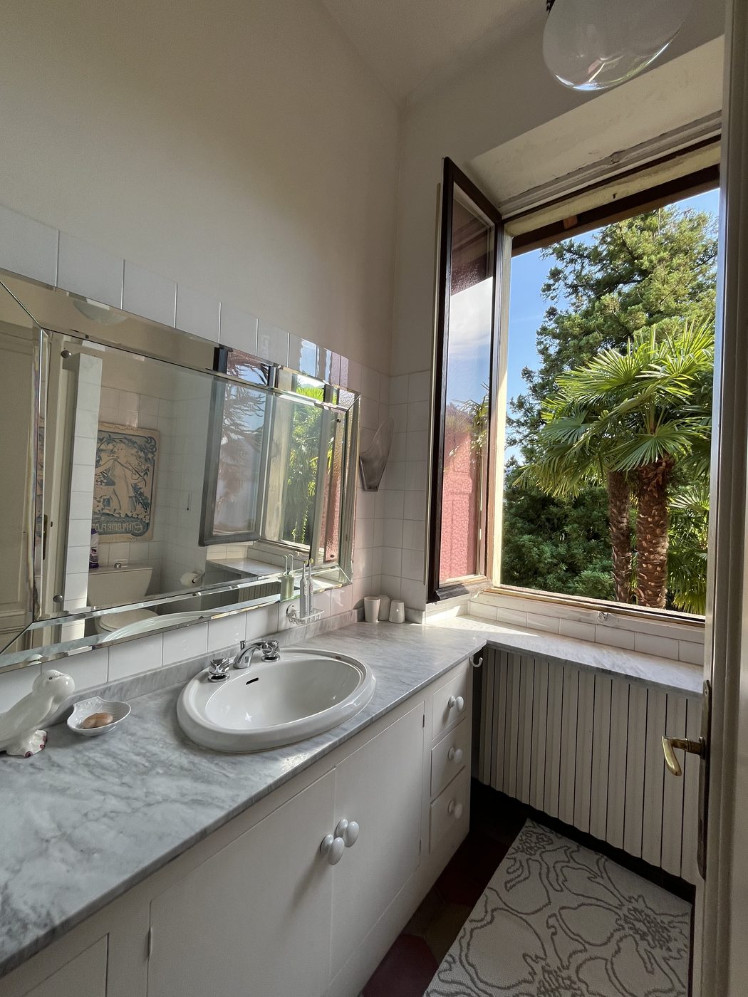 A first-floor bathroom